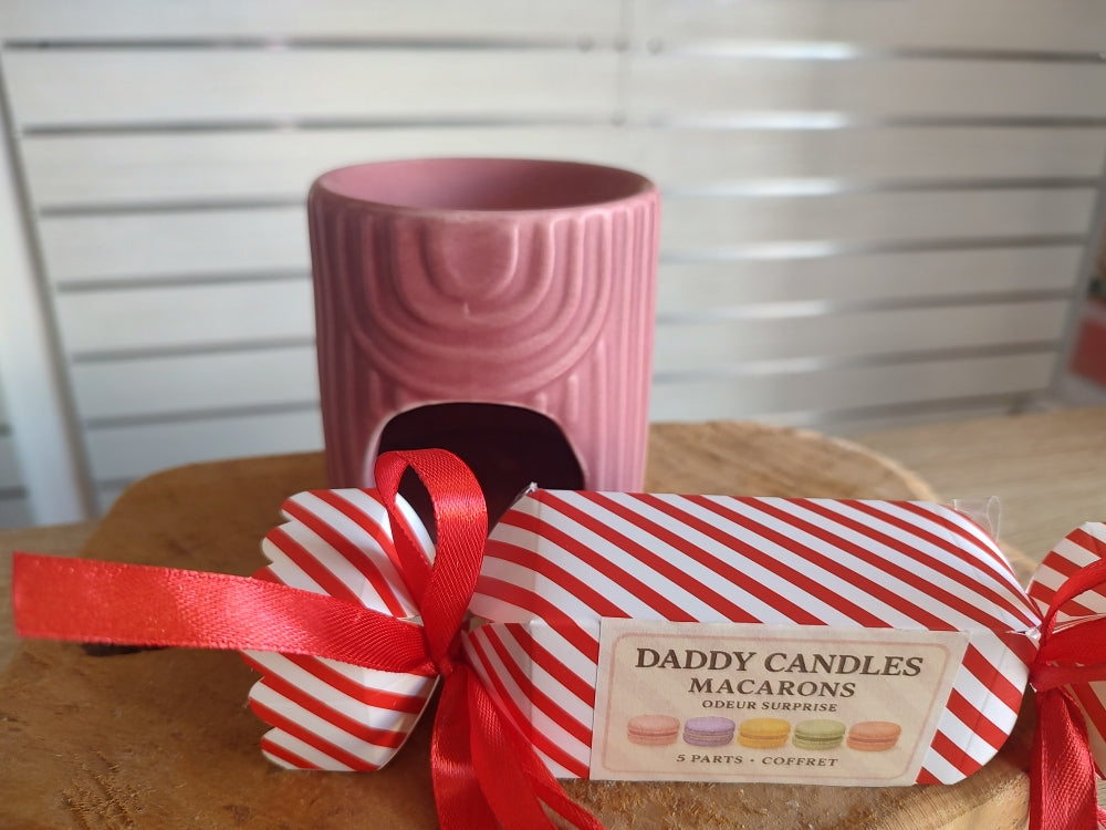 Bruleur rose pour fondants