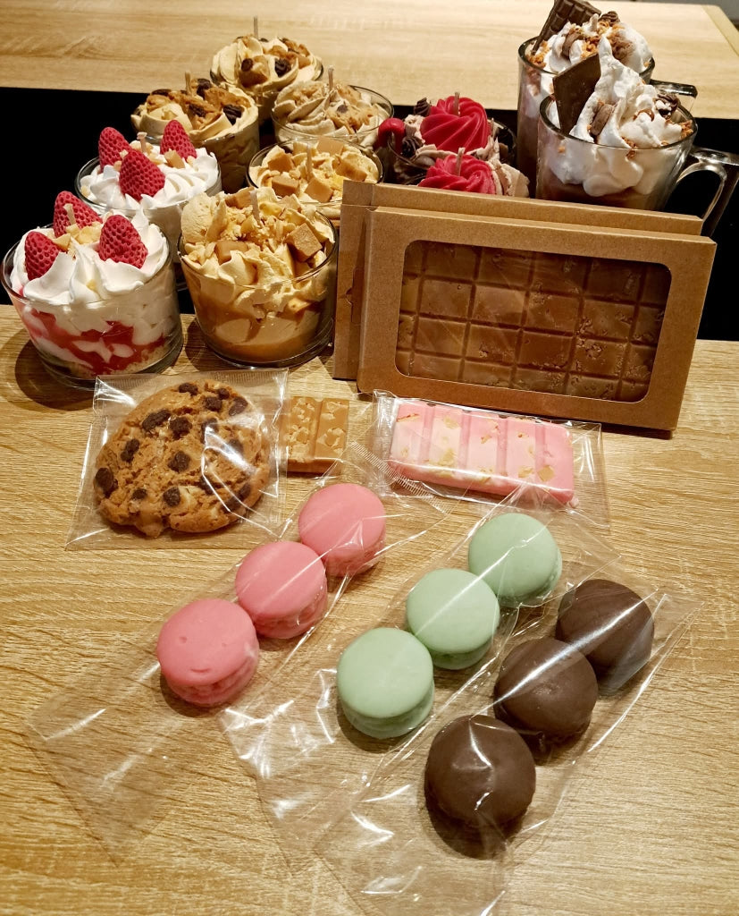 Fondants forme macarons - lot de 5