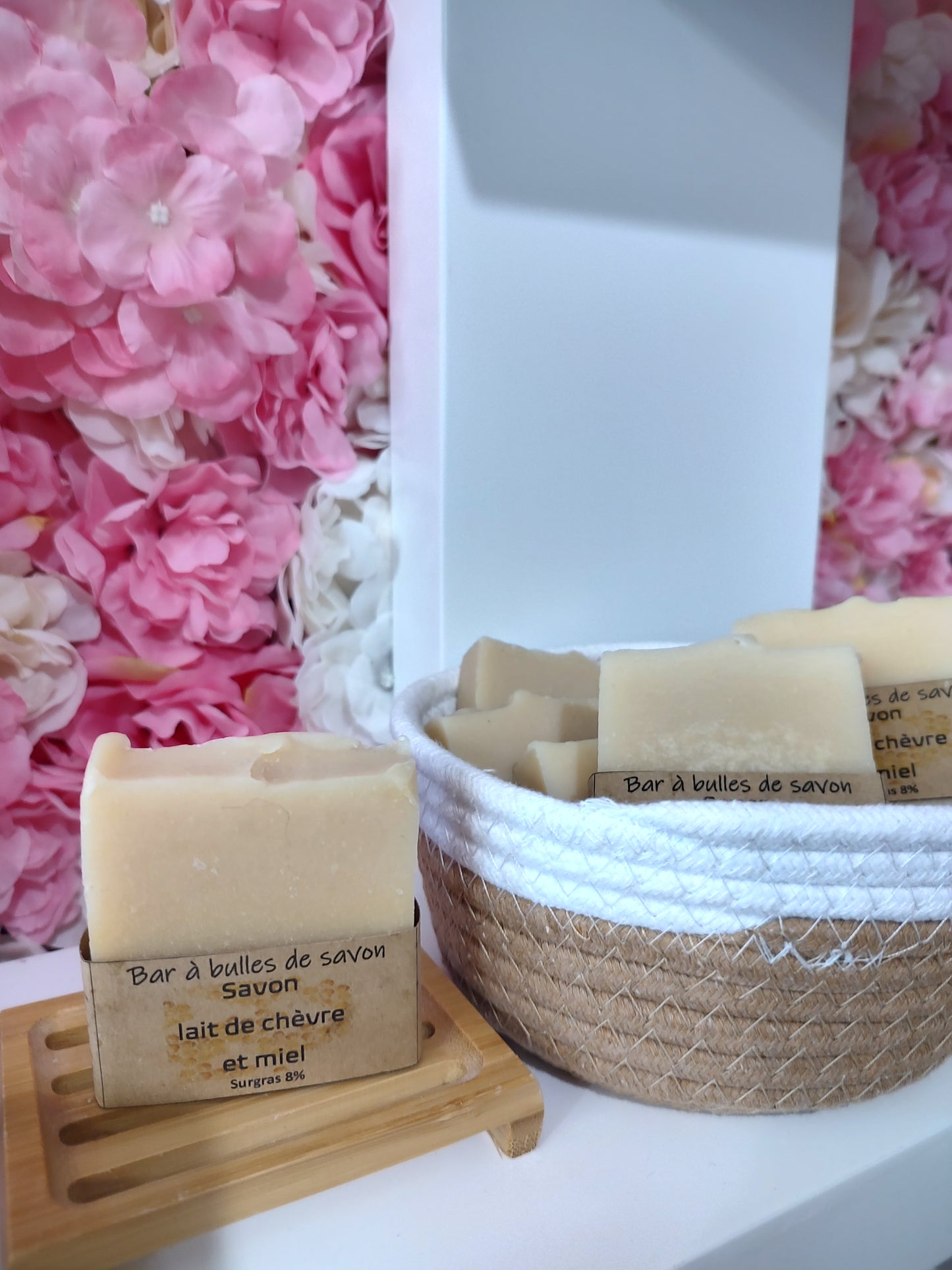 Savon lait de chèvre-miel