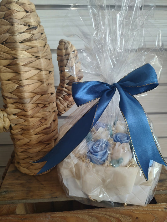 Bouquet éternel fleur de coton