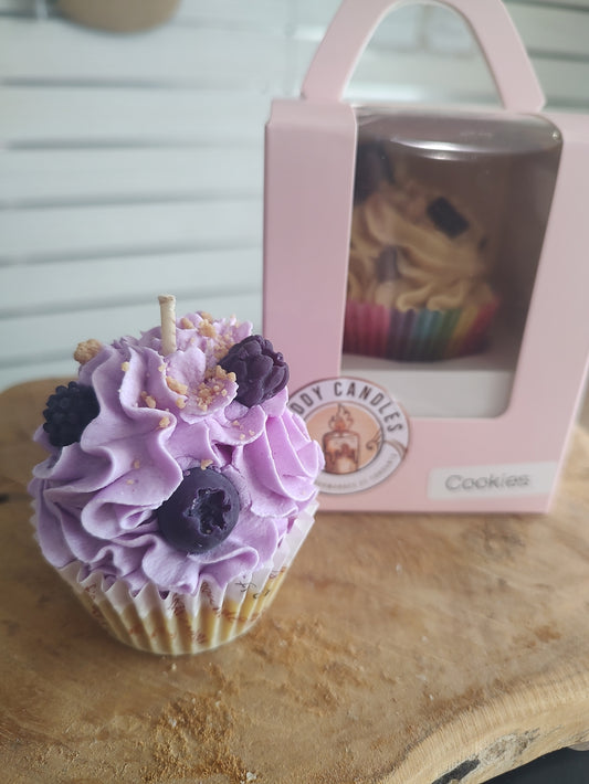 cupcake mures sauvage myrtilles