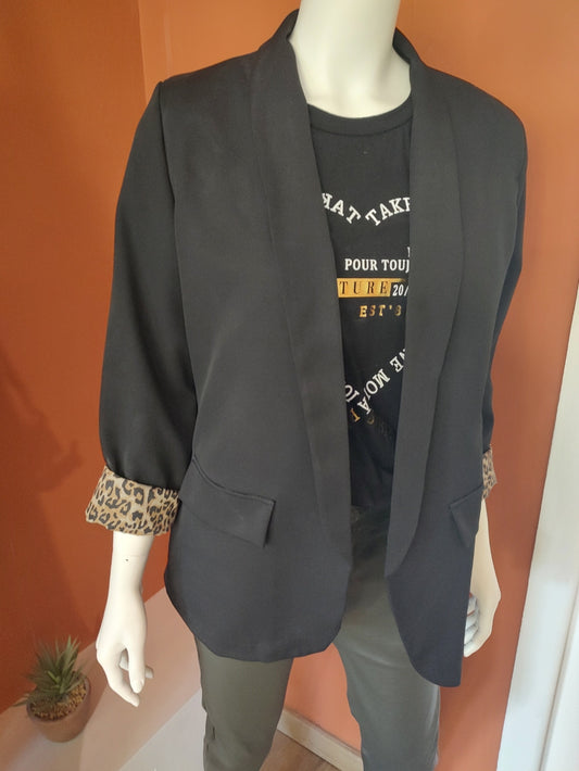 Veste chic léopard