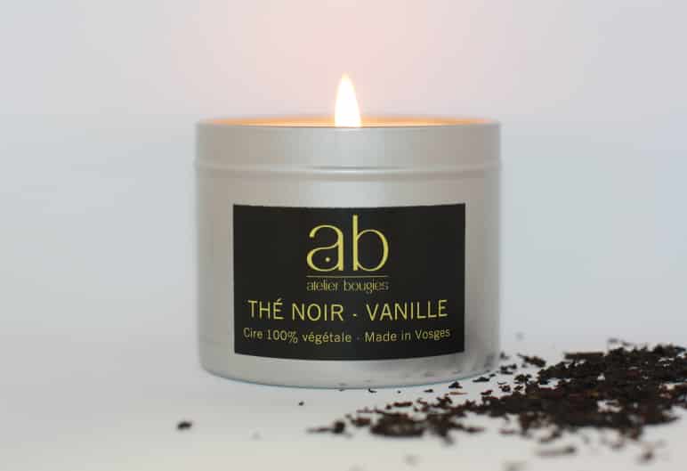 Bougie thé noir-vanille